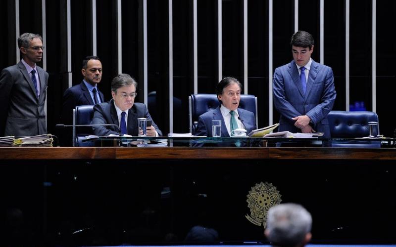 Eunício Oliveira, presidente do Senado Foto: Edilson Rodrigues / Agência Senado