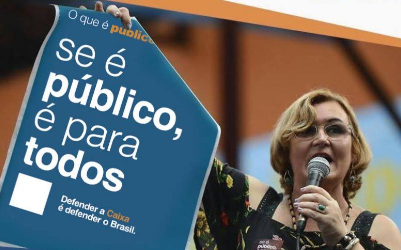 Representante dos empregados no CA, Rita Serrano vai votar contra tentativa de transformar a Caixa em S/A Foto: Comitê em Defesa das Empresas Públicas
