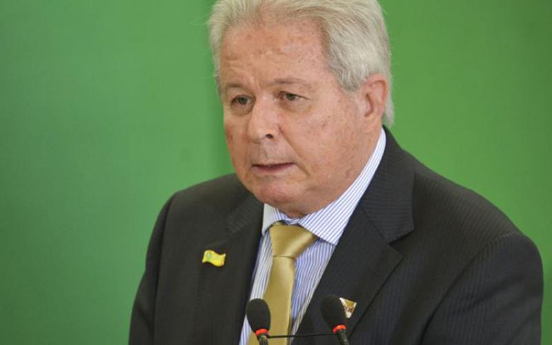 Rubem Novaes durante a cerimônia de posse da presidência do Banco do Brasil Foto: Marcelo Camargo/Agência Brasil