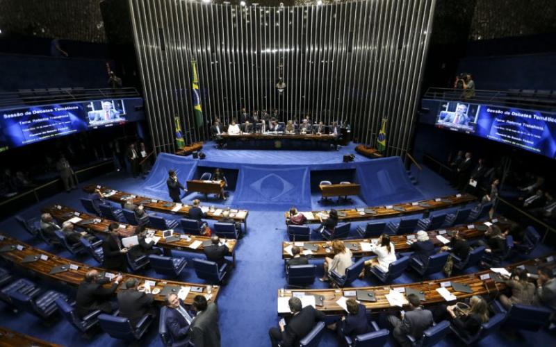 Senado realiza sessão temática interativa para debater a reforma das leis trabalhistas (16/5) Foto: Marcelo Camargo / Agência Brasil