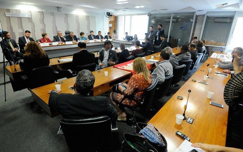 Audiência no Senado apresentou proposta de Estatuto do Trabalho, que veio a público após nove meses de discussão Foto: Geraldo Magela/Agência Senado