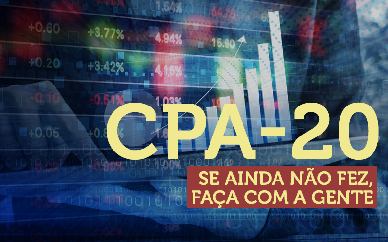 Montagem: Linton Publio Imagem com os dizeres "CPA-20. Se ainda não fez, faça com a gente".