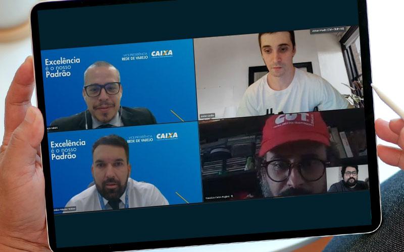 Montagem: Linton Publio Imagem de uma das reuniões com as SRs