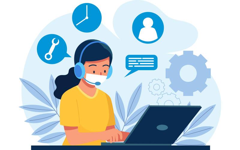 Imagem: Freepik Imagem ilustrativa de uma trabalhadora da CRBB