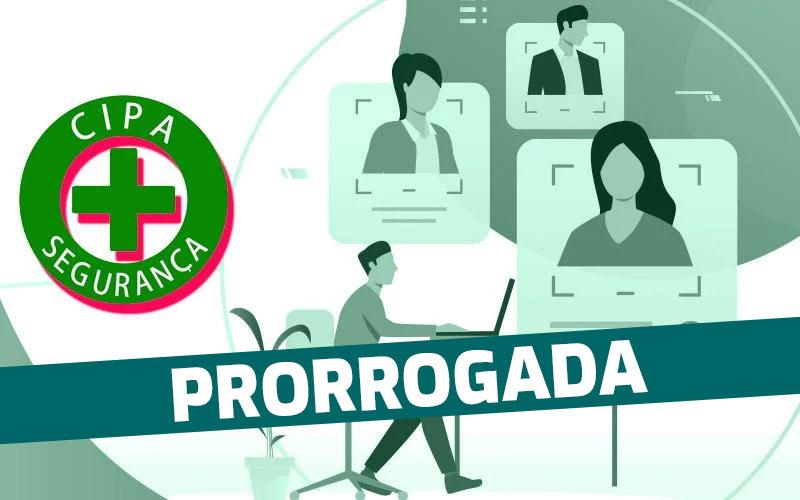Imagem: Freepik Imagem remetendo a Cipa, com uma faixa com a palavra "prorrogada"
