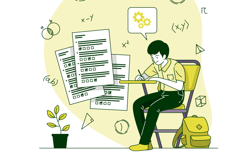 Imagem: Freepik Ilustração de um jovem estudando