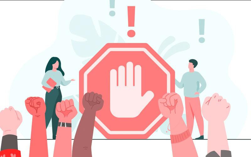 Arte: Freepik Dia de Luta contra os Assédios Moral e Sexual