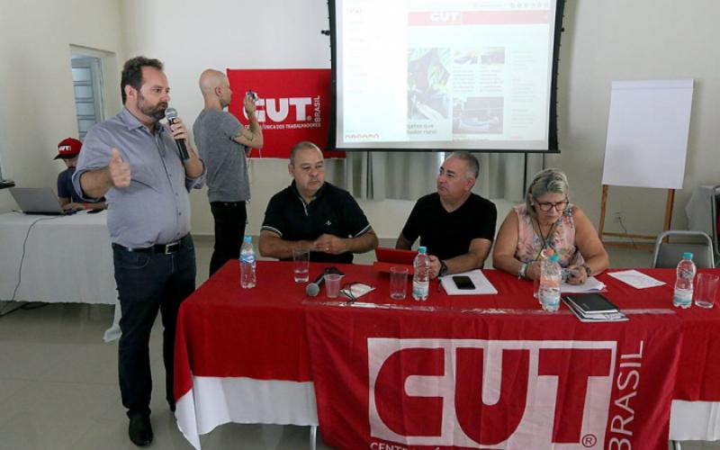 Novo portal foi lançado nesta quarta-feira, durante reunião da direção executiva da CUT Foto: Edson Rimonatto (Rima)/Divulgação