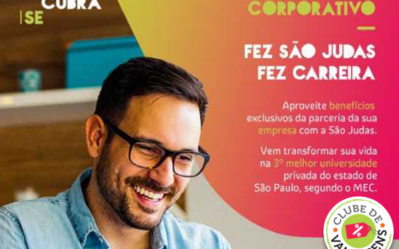 CONVÊNIO – VESTIBULAR UNIVERSIDADE SÃO JUDAS – 1º Semestre de 2019