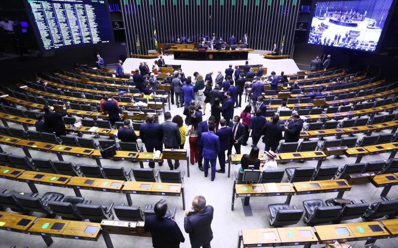 Foto: Cleia Viana/Câmara dos Deputados Foto do plenário da Câmara dos Deputados durante votação da MP 1045