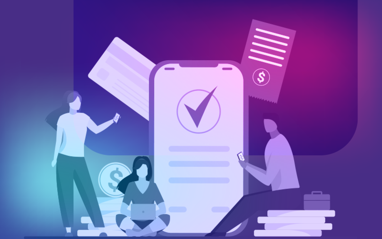 Arte: Freepik Arte com desenho de pessoas votando pelo celular