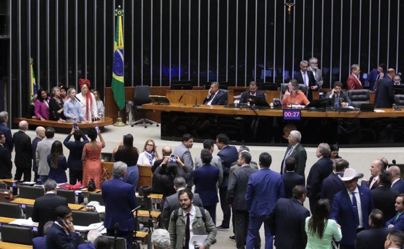 Imagem do plenário da Câmara dos Deputados durante votação da reforma tributária. Bruno Spada/Câmara dos Deputados Imagem do plenário da Câmara dos Deputados durante votação da reforma tributária. Bruno Spada/Câmara dos Deputados