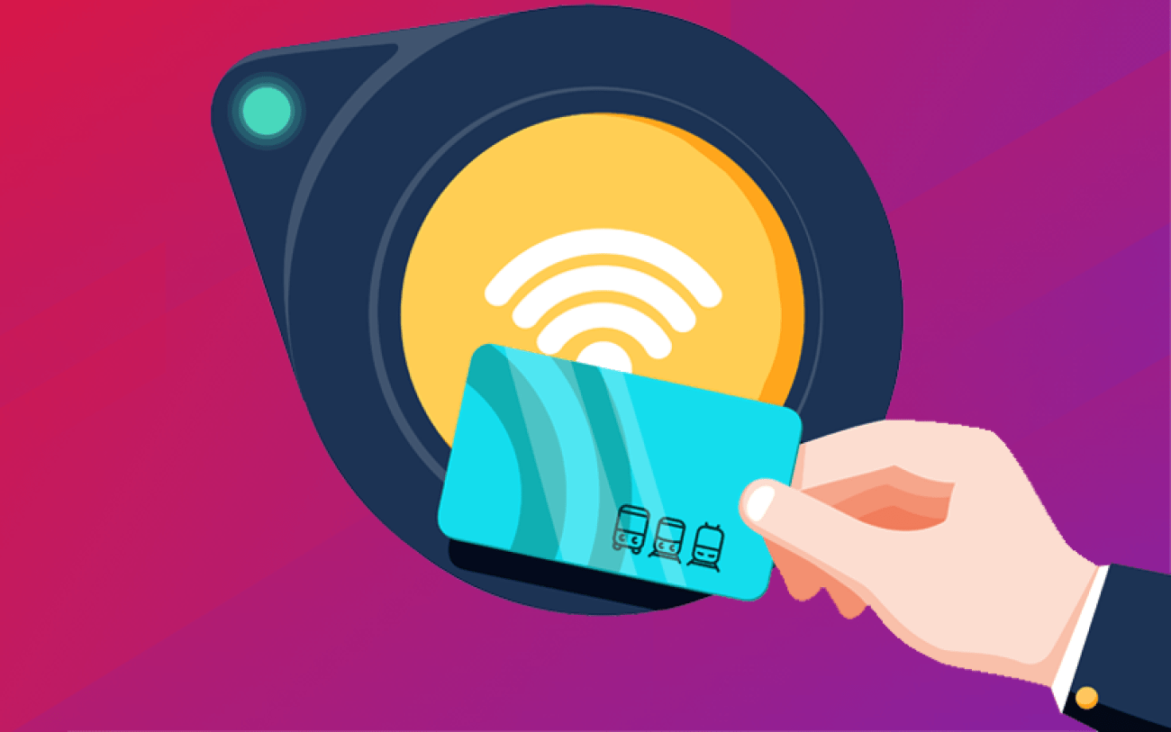 Imagem: Freepik Ilustração de uma pessoa utilizando um vale-transporte