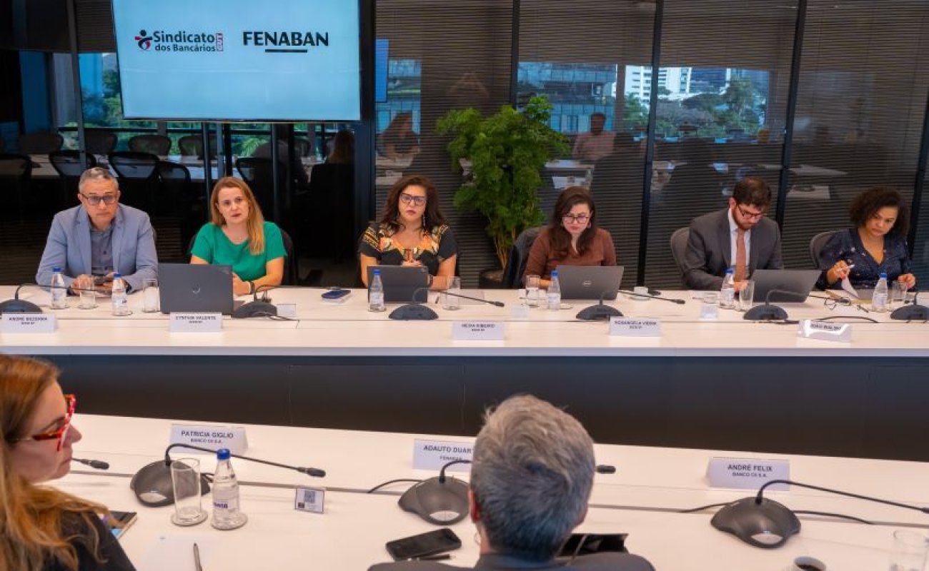 Foto: Seeb-SP Negociação entre o Sindicato e o C6 Bank sobre o pagamento correto da PLR