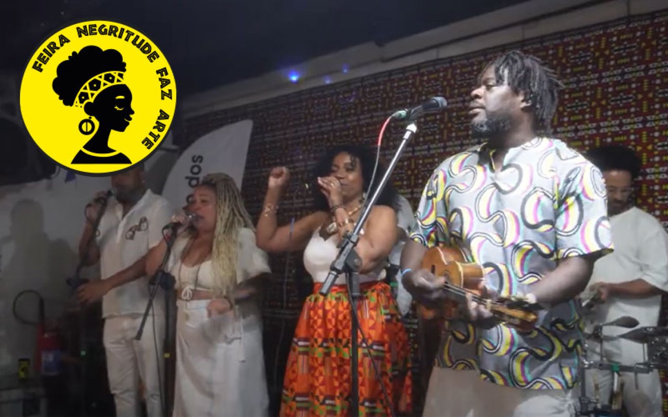 Apresentação do Grupo Juntos da Samba na última edição da Feira Negritude Faz Arte Apresentação do Grupo Juntos da Samba na última edição da Feira Negritude Faz Arte