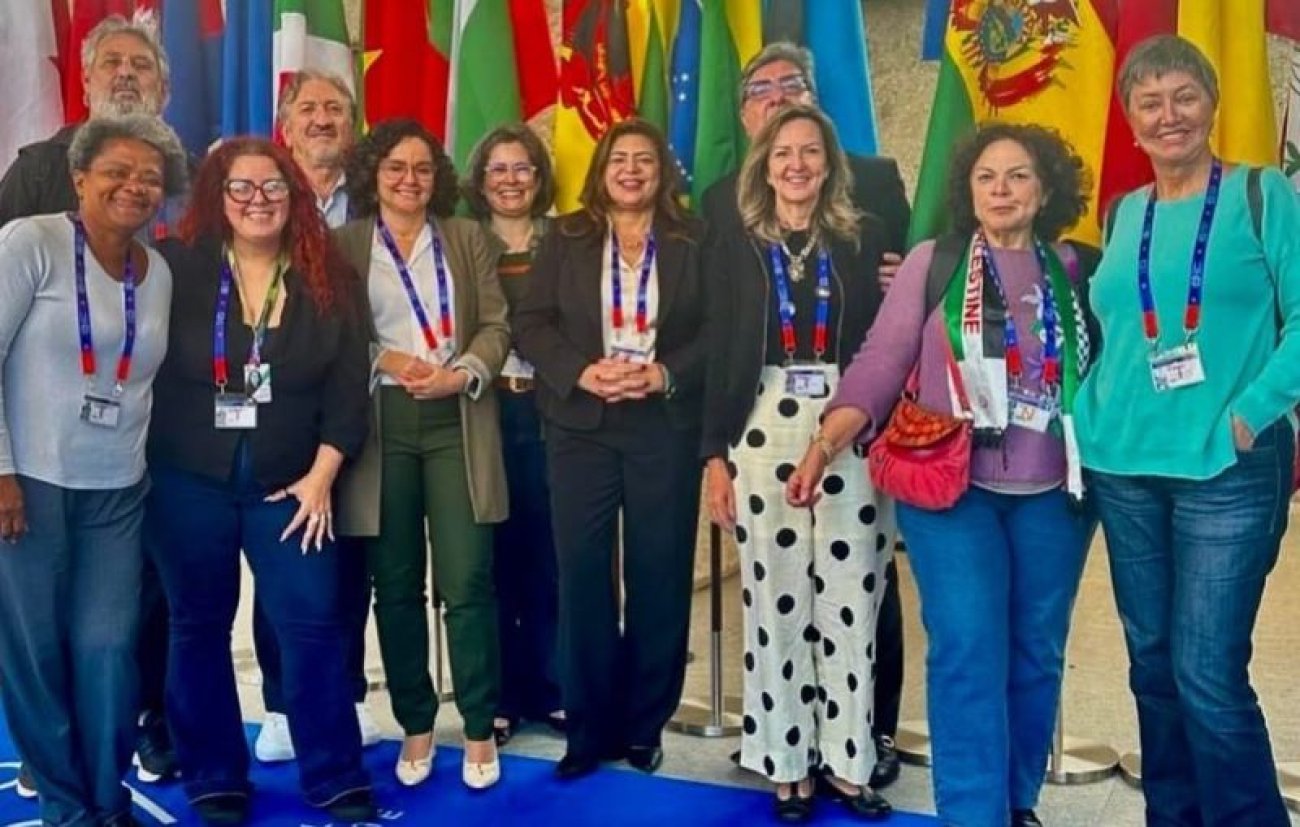 Foto: Seeb-SP Delegação de bancários e bancárias brasileiras na 113ª Conferência Internacional do Trabalho da OIT
