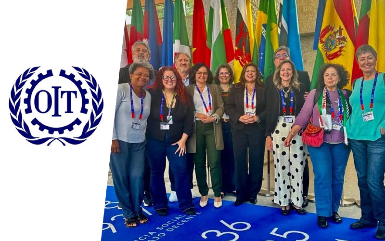 Foto: Seeb-SP Delegação de bancários e bancárias brasileiras na 113ª Conferência Internacional do Trabalho da OIT