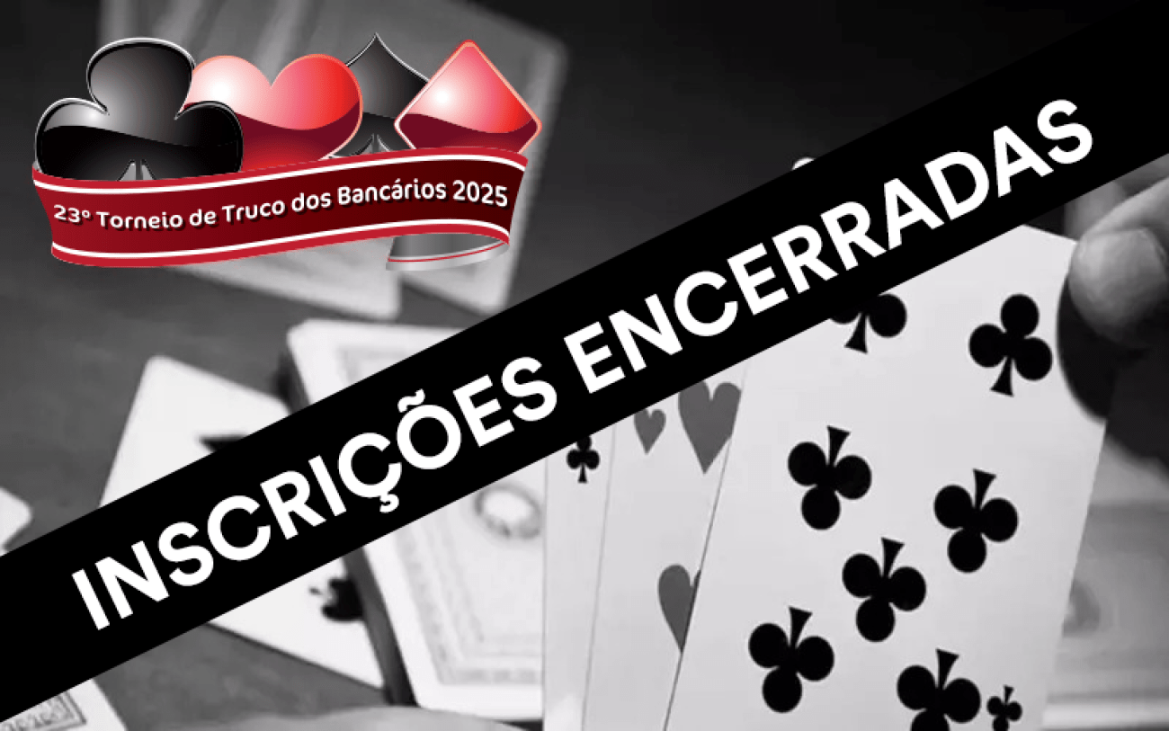 ATUALIZAÇÃO: As inscrições estão encerradas