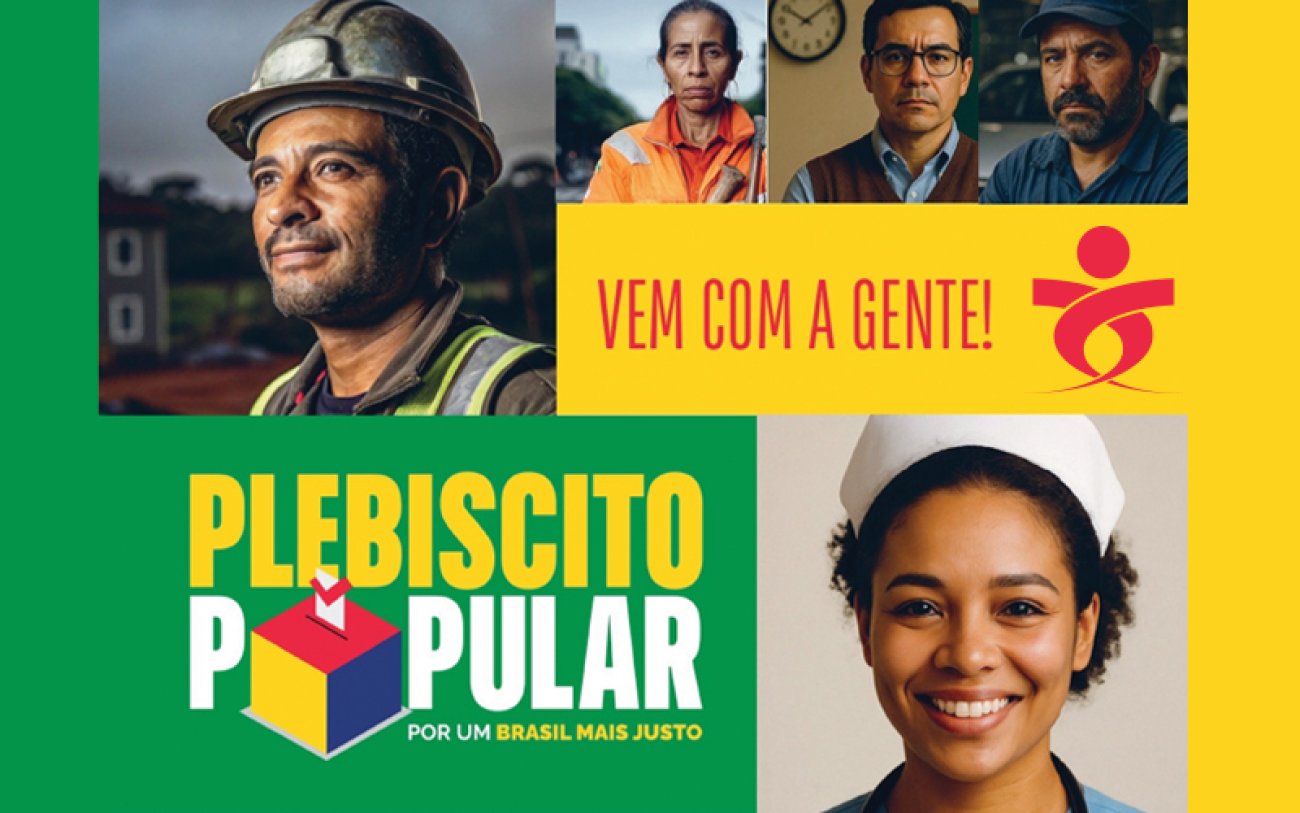 Sindicato coleta votos do Plebiscito Popular sobre isenção de IR até R$ 5 mil e escala 6x1