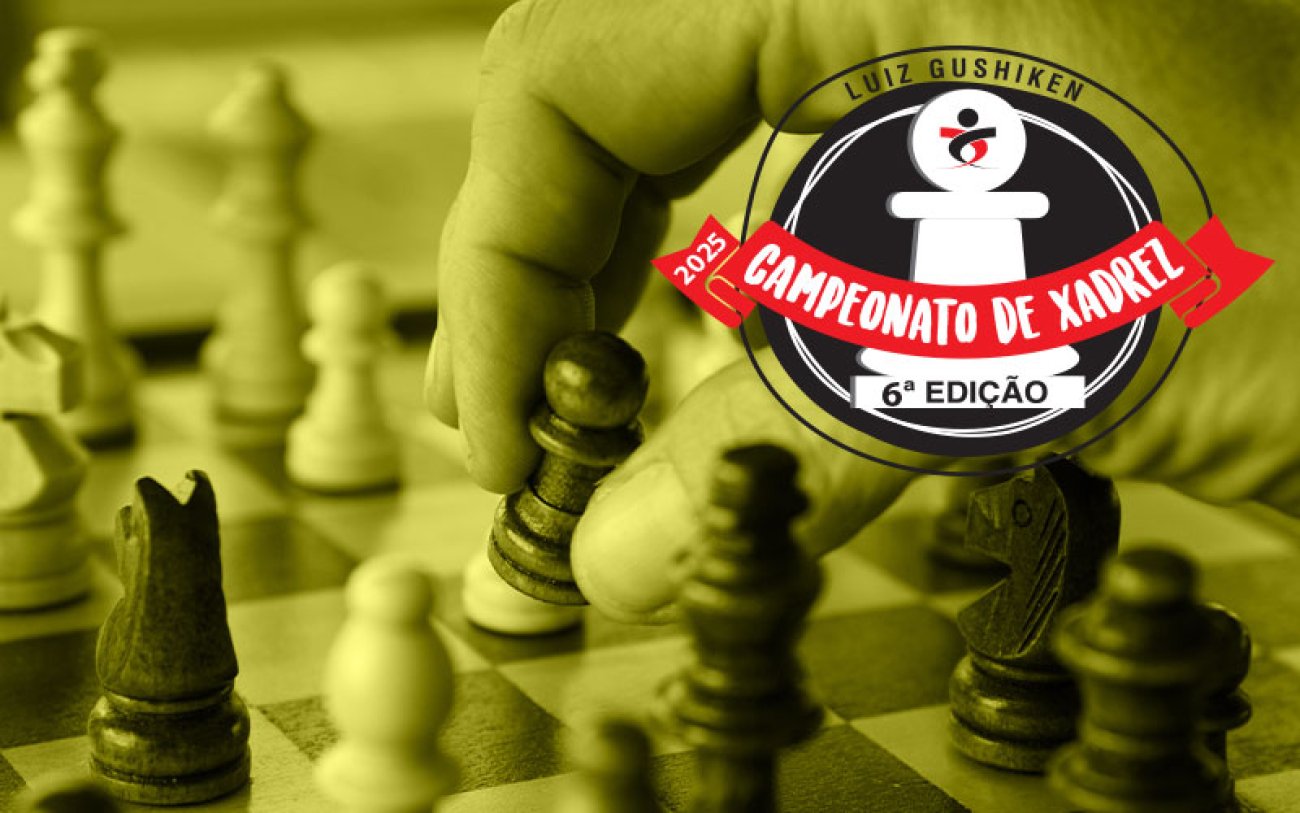 Vem aí o 6º Campeonato de Xadrez dos Bancários Luiz Gushiken; inscreva-se