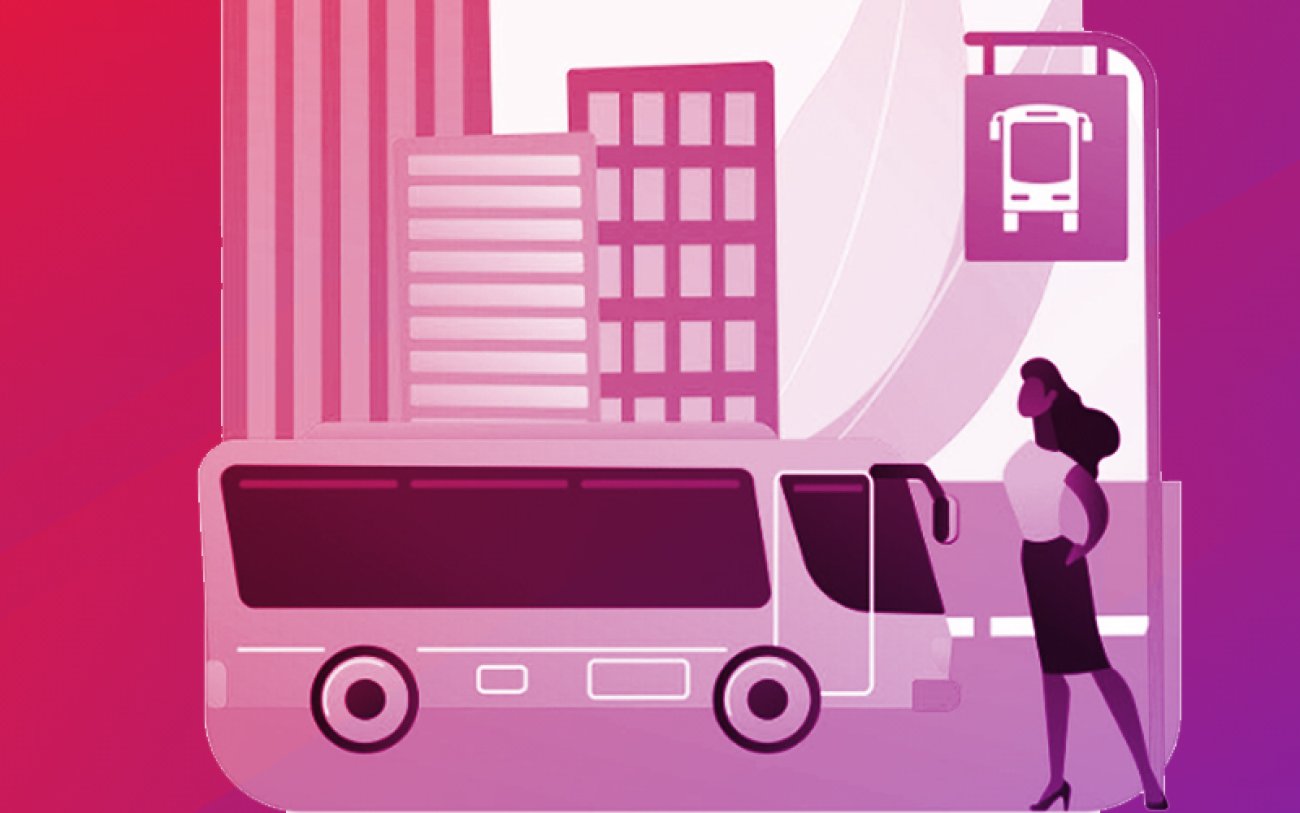 Imagem: Freepik Ilustração de uma van, em tons de vermelho