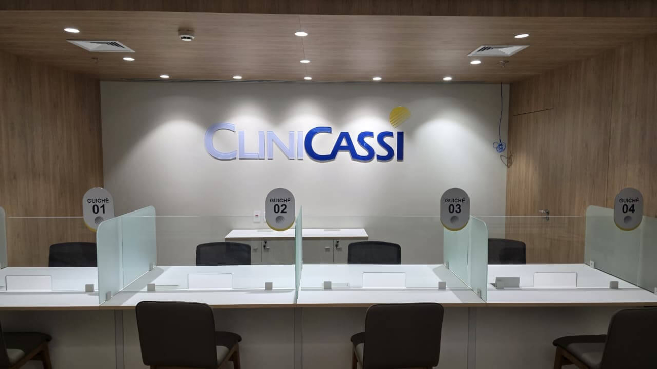 imagem mostra a sala de atendimento da Clinicassi