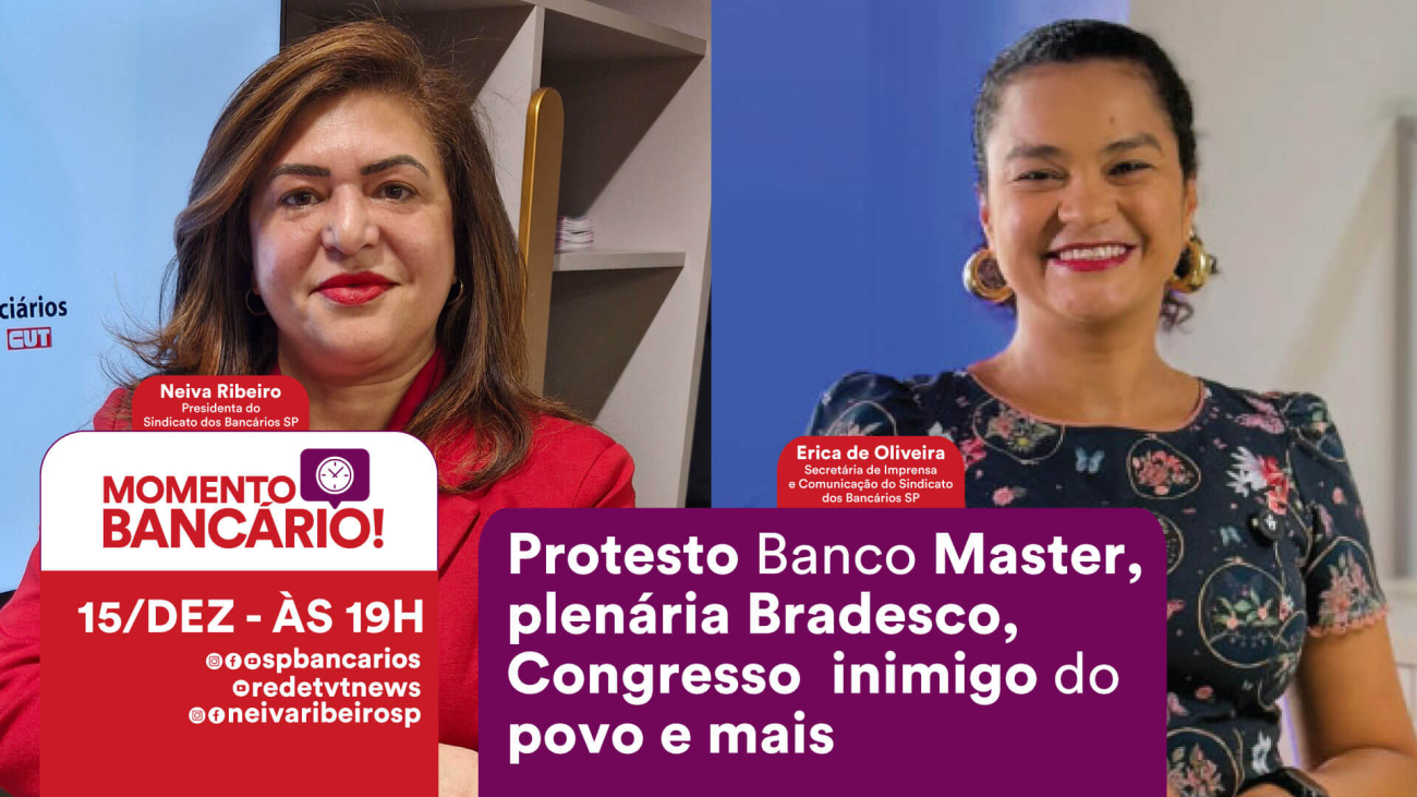 Arte mostra participantes do Momento Bancário