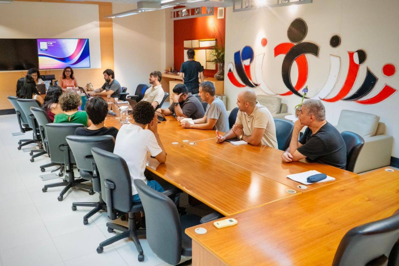 Reunião de alinhamento das estratégias de comunicação do Sindicato (Foto: Seeb-SP)
