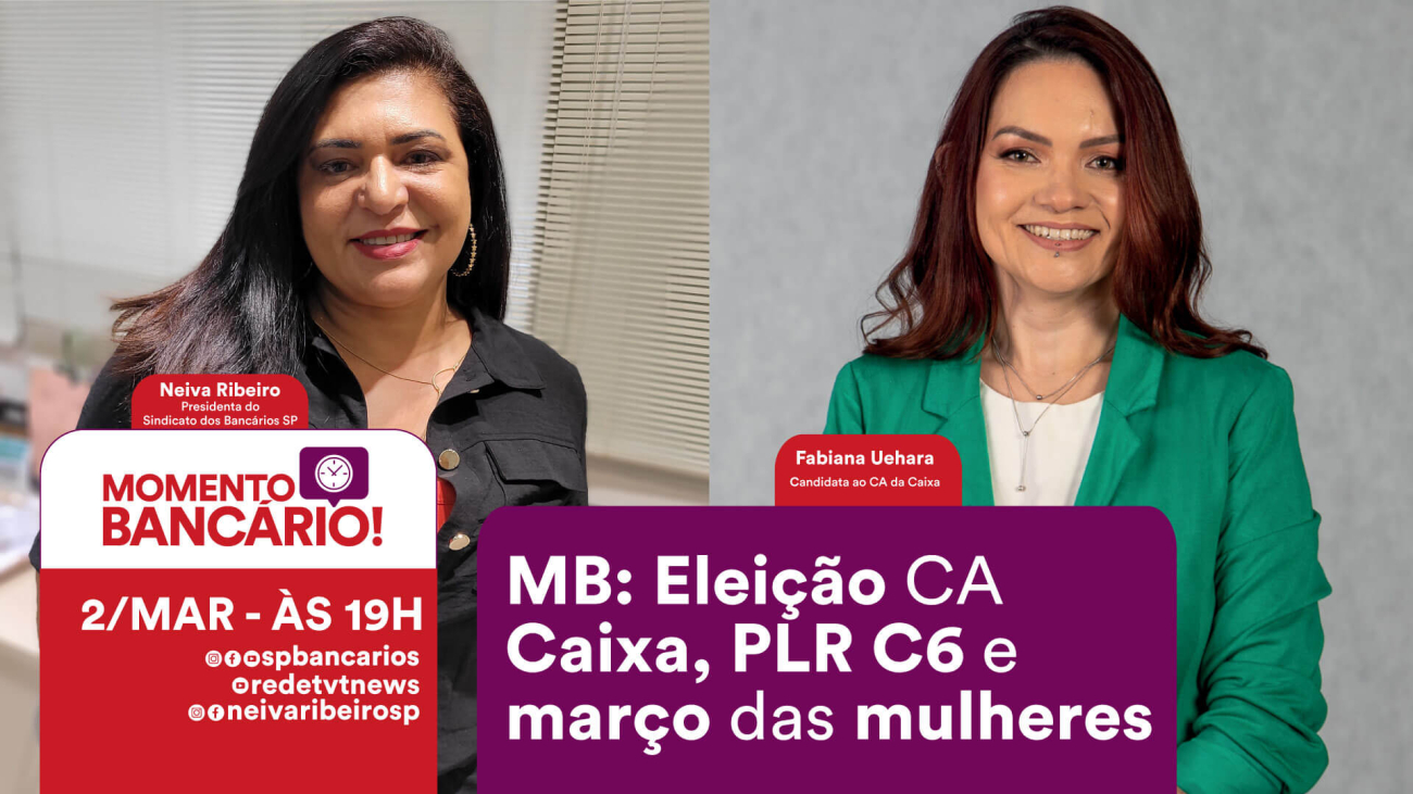 Arte mostra participantes do Momento Bancário