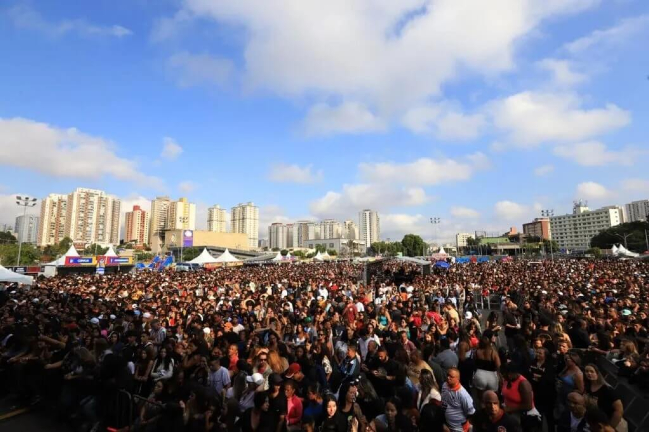 Festa do 1º de Maio 2025 contou com mais de 70 mil pessoas no ABC (Foto: Dino Santos)
