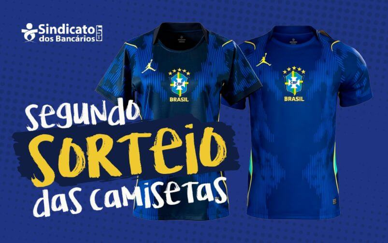 Imagem mostra camisa do segundo uniforme da seleção brasileira