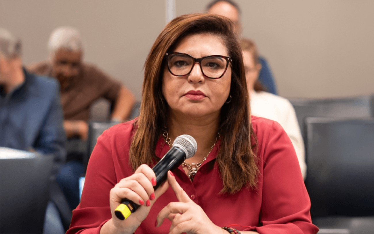 Neiva Ribeiro, presidenta do Sindicato