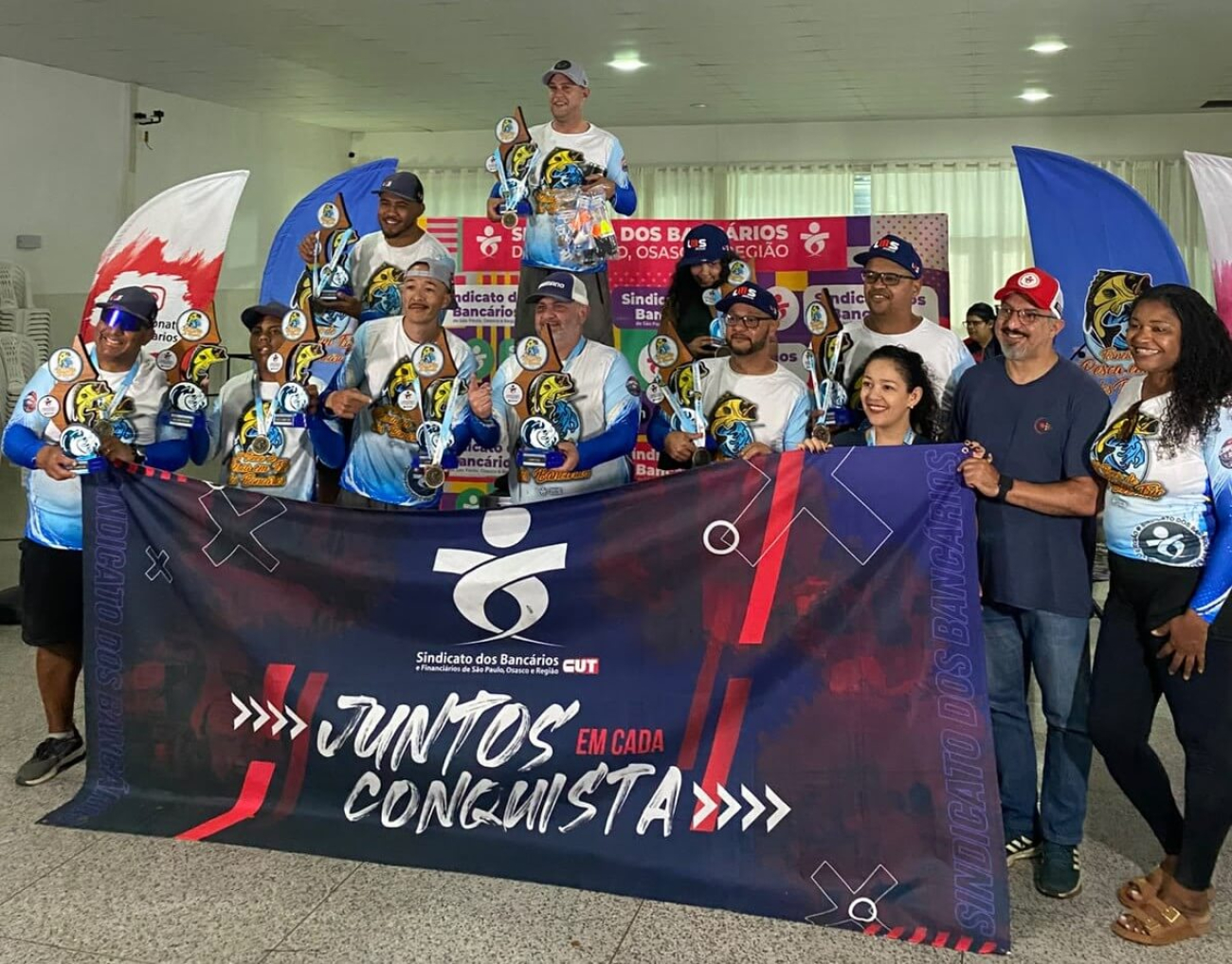 Comemoração torneio de pesca em trios