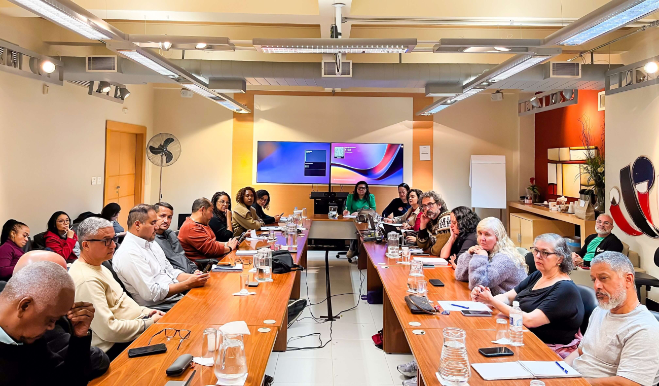 Reunião de organização do Sindicato para a greve dos empregados da Caixa (Foto: Seeb-SP)