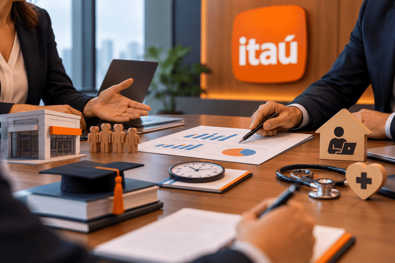 Imagem feita por inteligência artificial mostra mesa de reunião