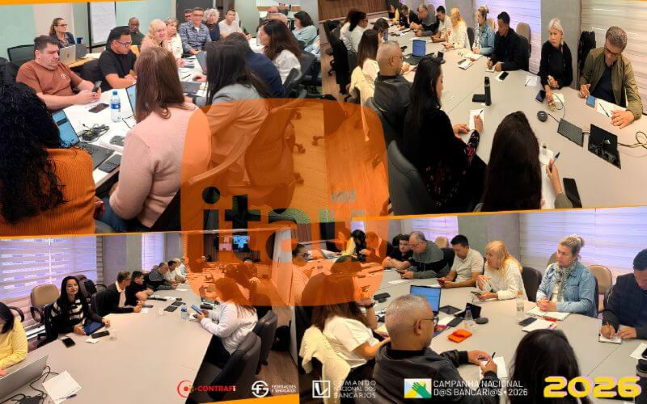 Sindicato cobra avanços em teletrabalho, monitoramento digital e condições de trabalho na renovação do Acordo Coletivo do Itaú