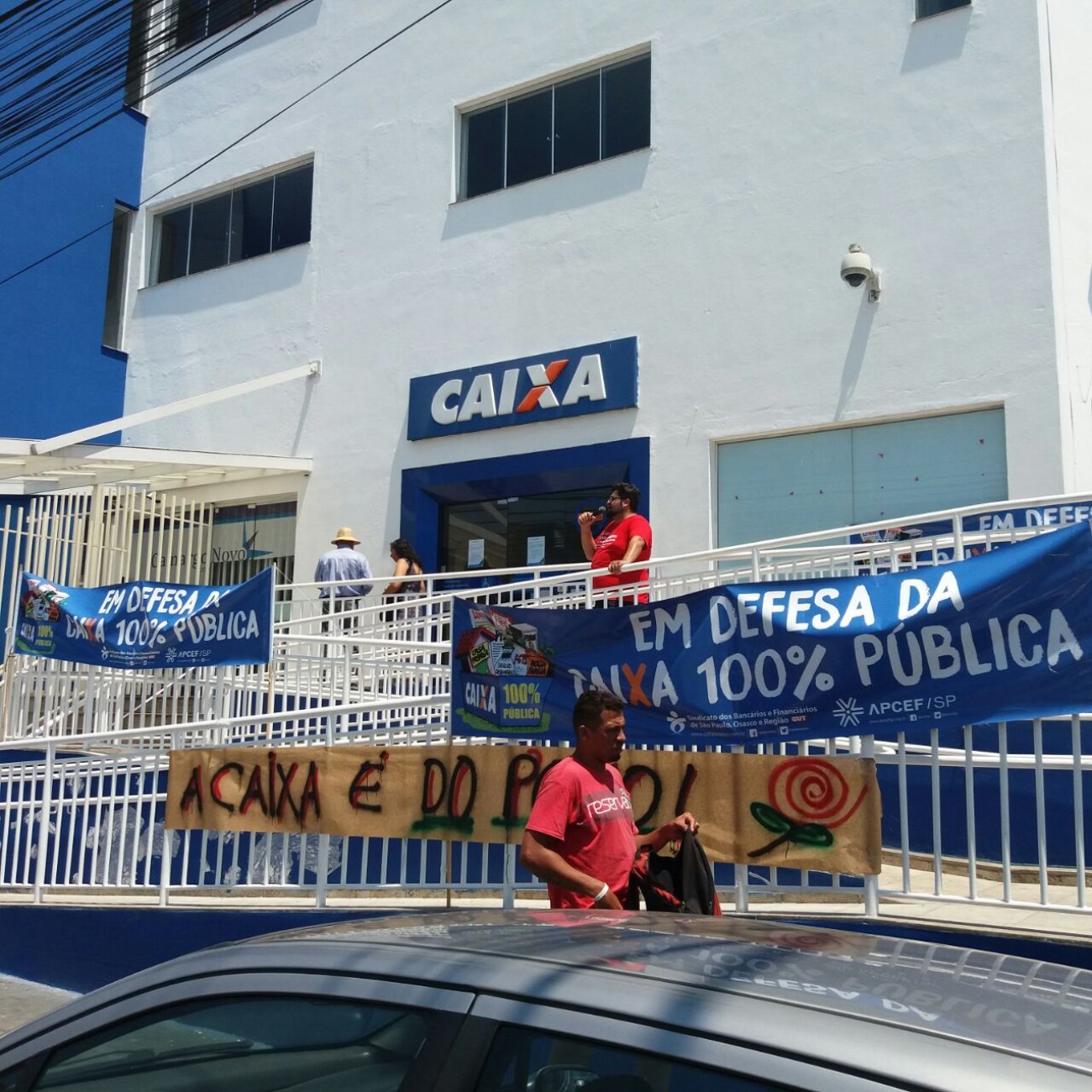 Agência que a direção da Caixa quer fechar é a única da região Foto: Seeb-SP