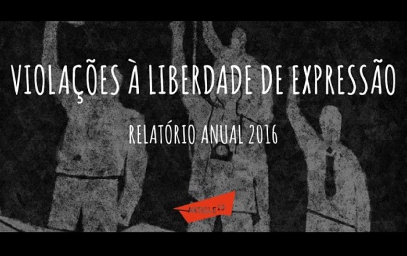 Dos casos de violações contra comunicadores, 39% não houve a abertura de investigação por parte da polícia Imagem: Reprodução Artigo 19