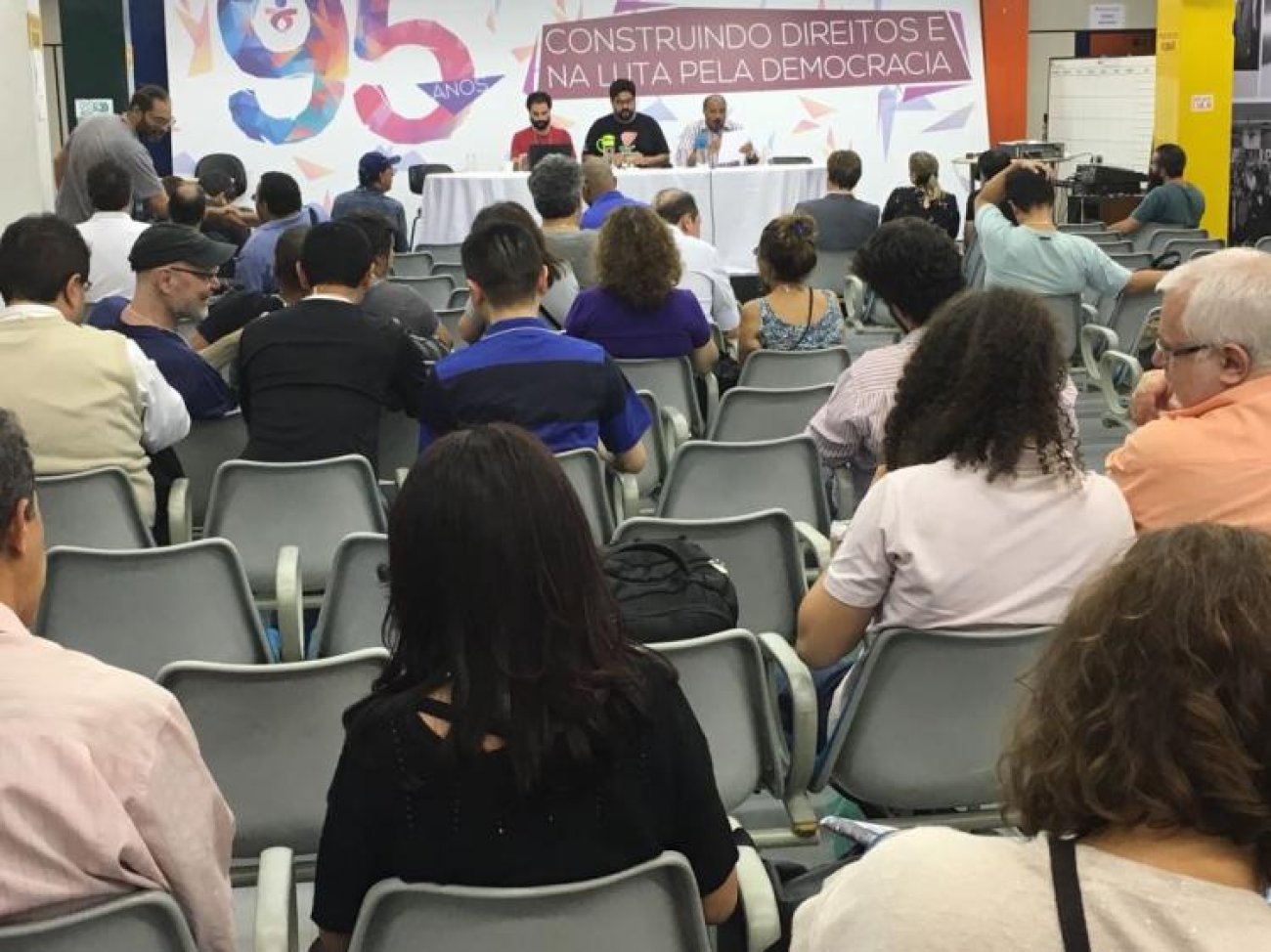Assembleia no último dia 3 elegeu delegados para o Congresso Estadual Foto: Seeb-SP