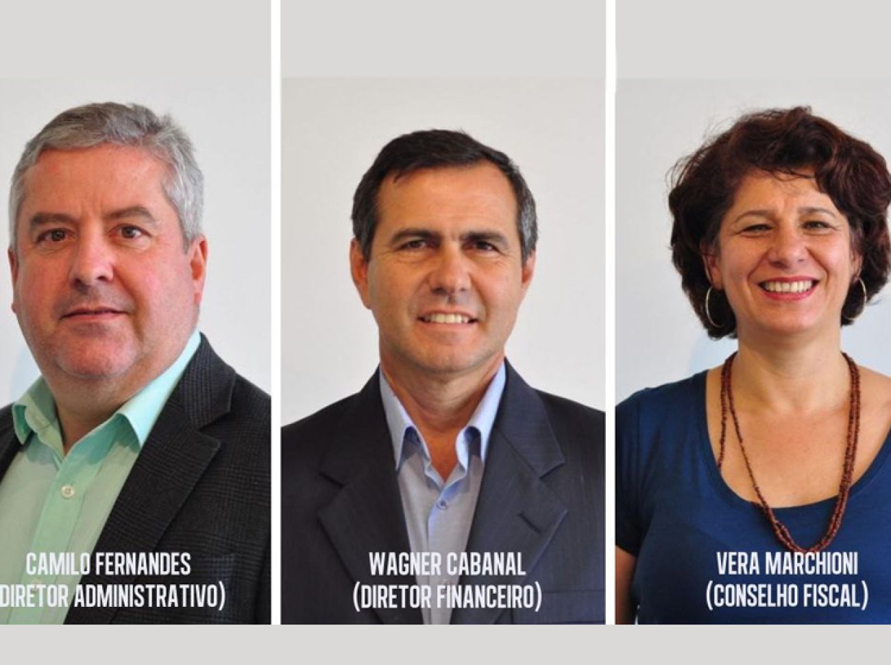 Camilo Fernandes, Wagner Cabanal e Vera Marchioni Foto: Cabesp