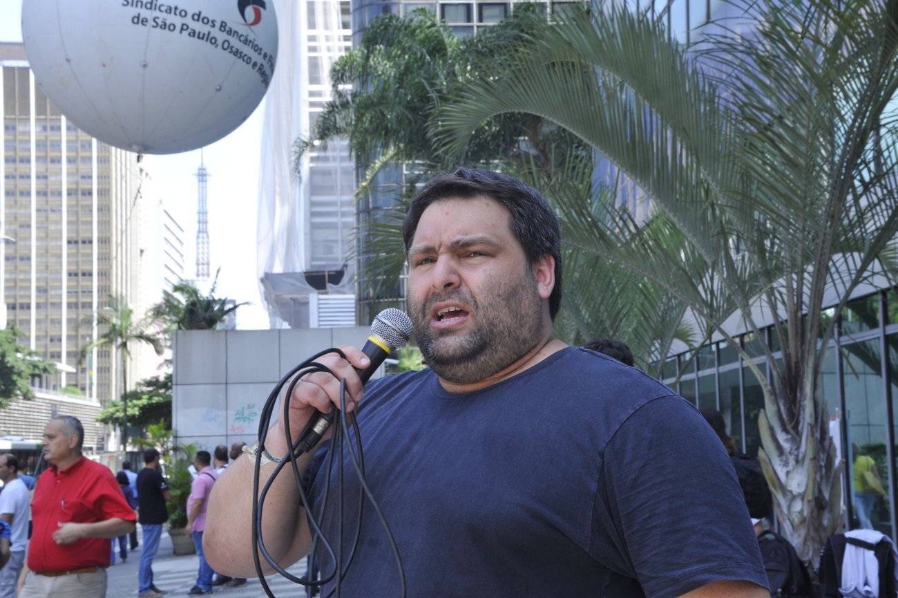 "Para melhorar a Previ é essencial conhecer nosso sistema de previdência", diz o dirigente Davi Basso Foto: Mauricio Morais / Seeb-SP