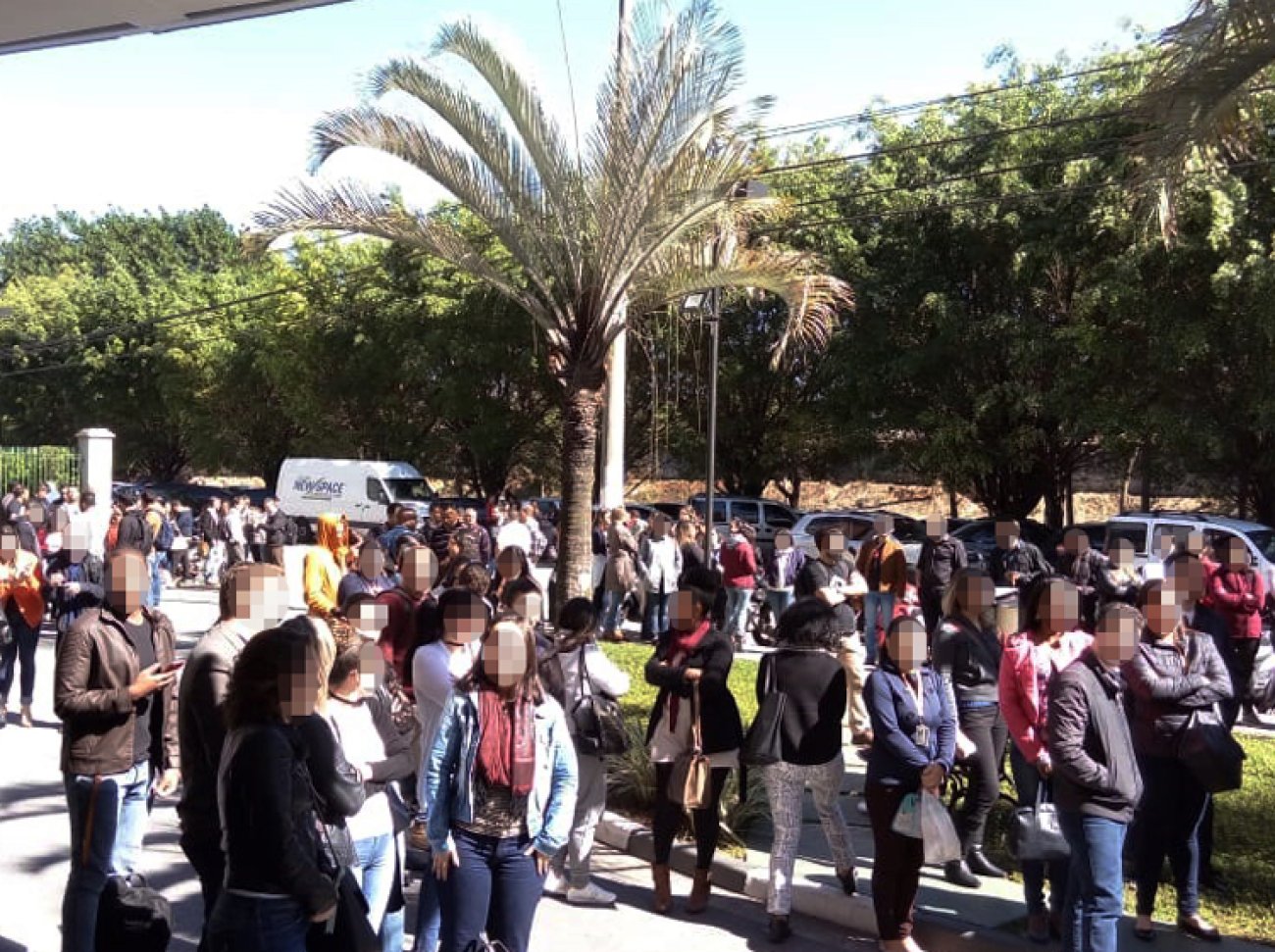 Bancários e bancárias do ITM Itaú aderiram à paralisação Foto: Seeb-SP