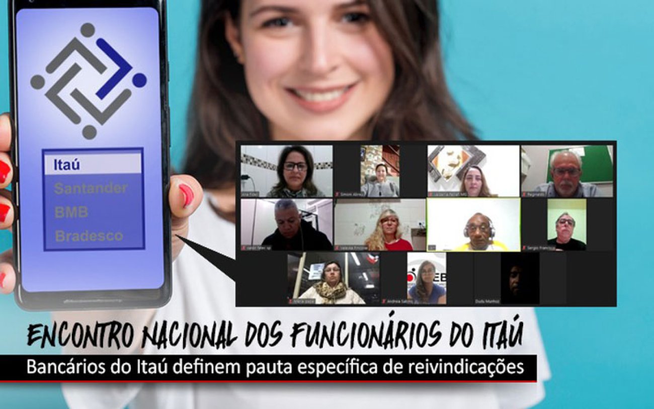 Arte: Contraf/CUT Encontro Nacional dos Trabalhadores do Itaú