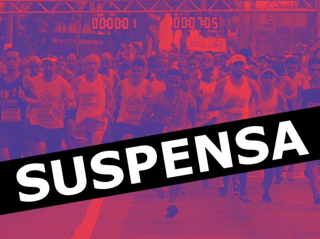 Para evitar a proliferação do coronavírus, caminhada e corrida estão suspensas Montagem: Linton Publio