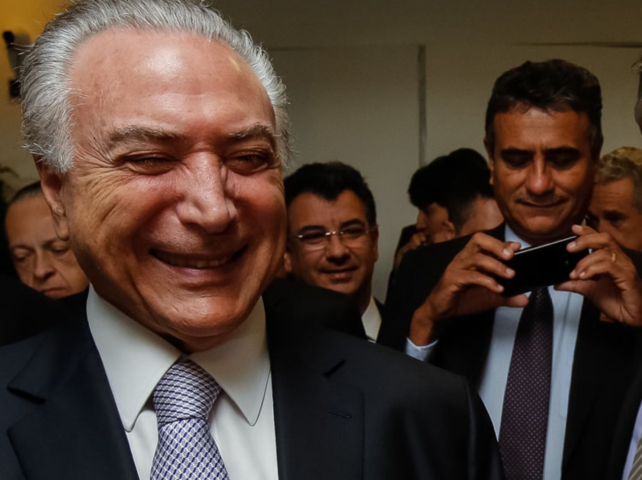 Michel Temer durante cerimônia de posse da diretoria-executiva da Confederação da Agricultura e Pecuária do Brasil Foto: Marcos Corrêa/PR