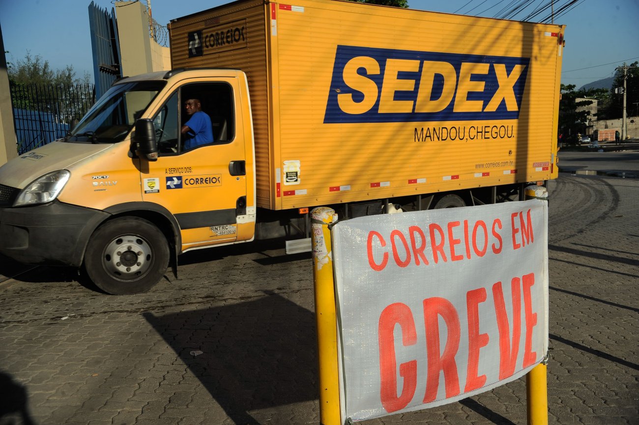 Greves dos Correios ocorre em quase todos os estados do país Foto: Fernando Frazão / Agência Brasil