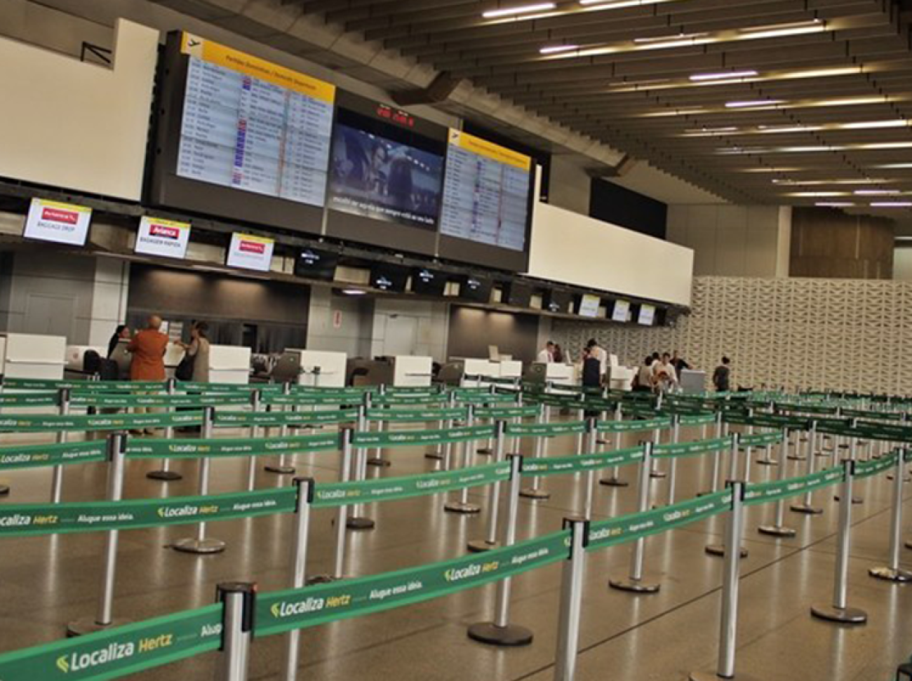 Paralisação na Argentina também afetou aeroportos brasileiros, como o Internacional de Guarulhos, que cancelou dezenas de voos Foto: Futura Press/FolhaPress