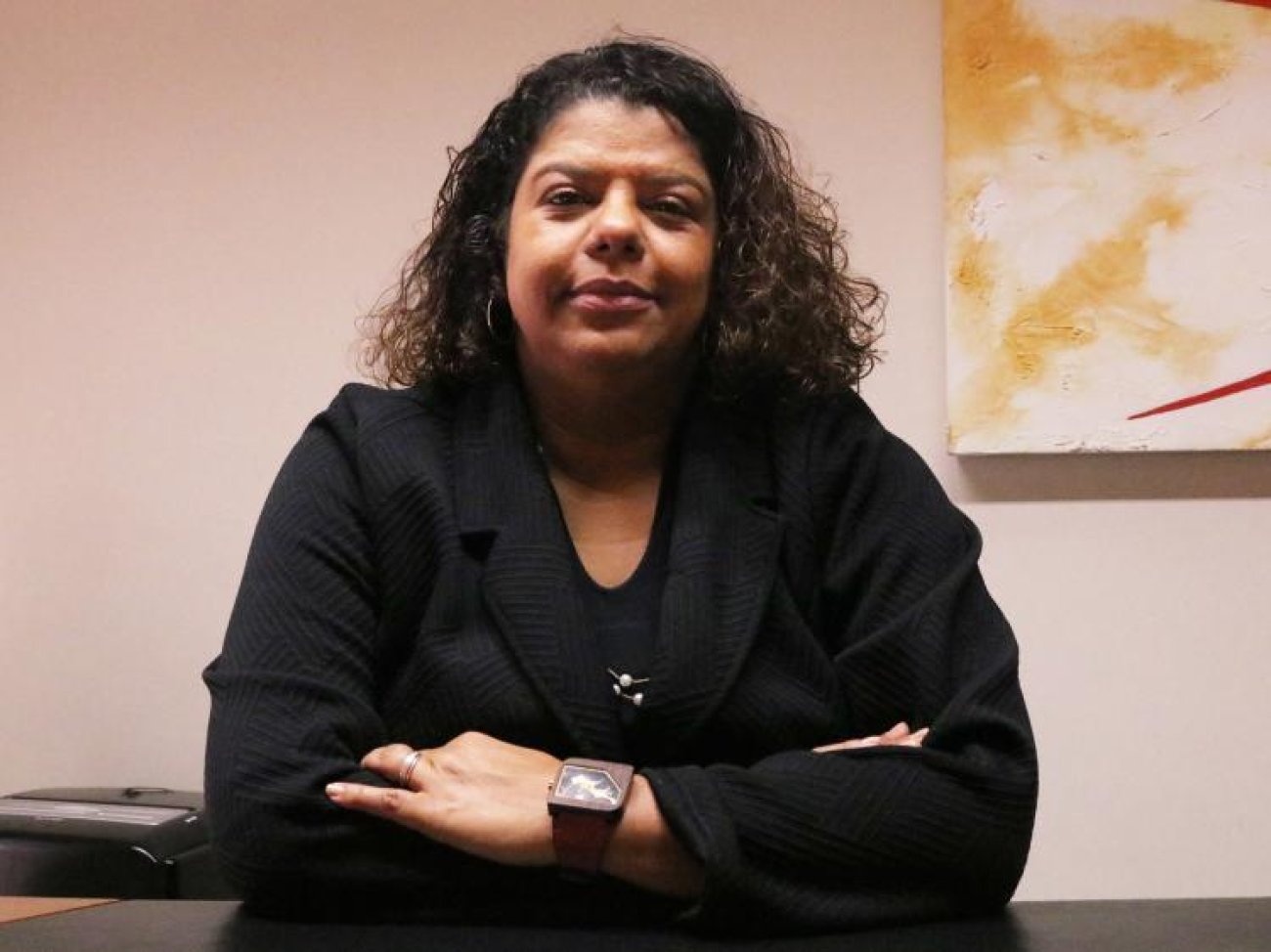 Ivone Silva, presidenta do Sindicato dos Bancários de São Paulo, fala dos motivos para protestar no dia 18 de março Foto: Seeb-SP