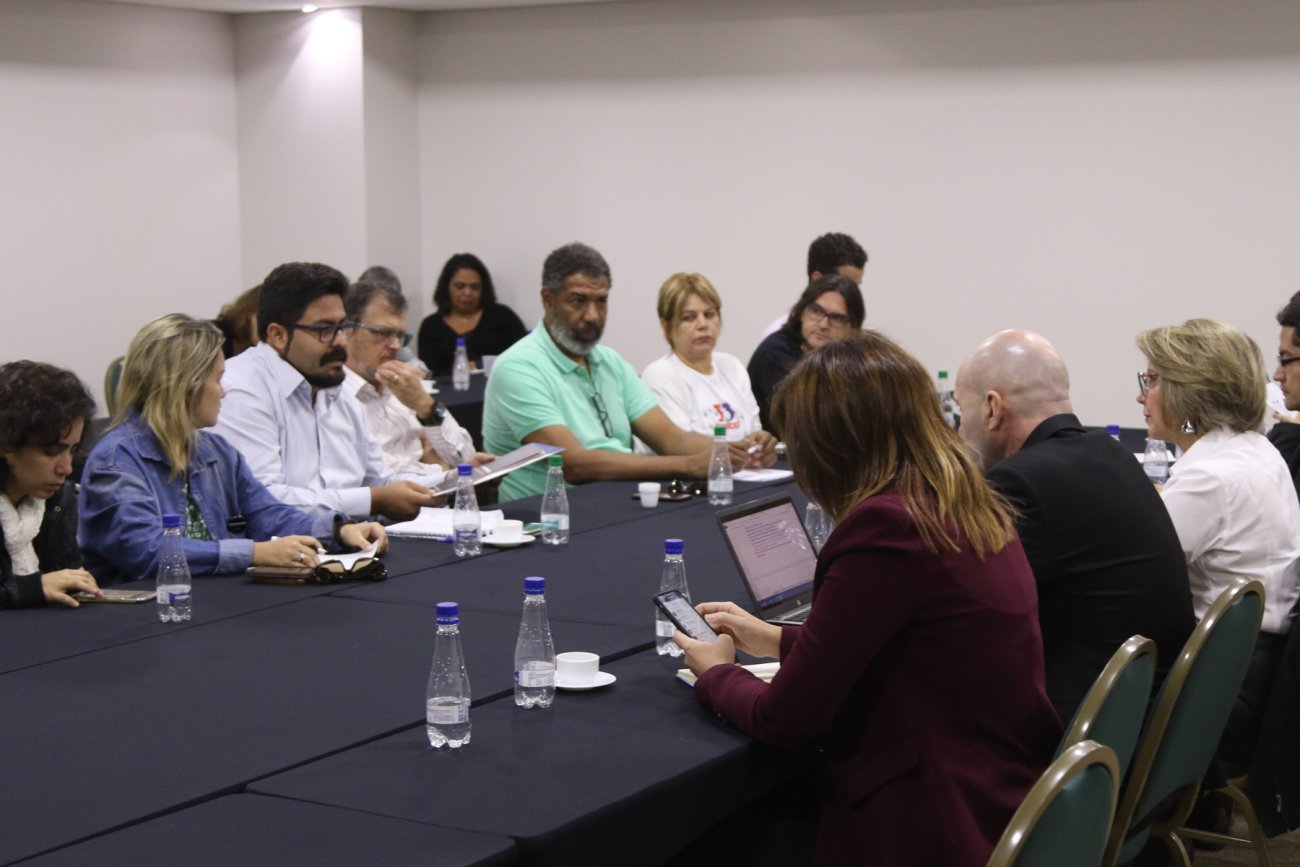 “Deixamos claro que qualquer ‘intenção de negociar’ deve partir da atitude do banco em retirar a classificação de ‘falta injustificada’ e substituí-la por ‘falta greve’”, disse Dionísio Reis Foto: Augusto Coelho/Fenae