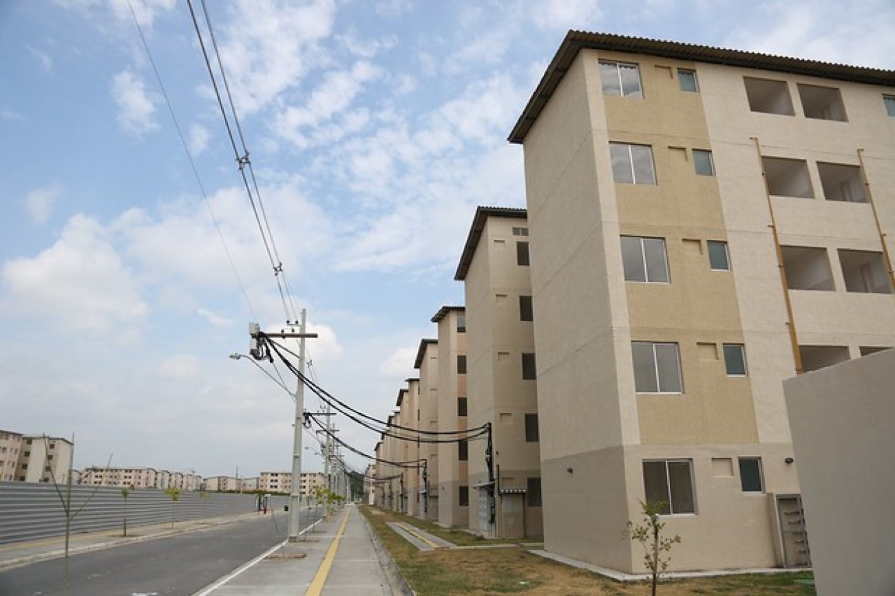 Empreendimento imobiliário do Minha Casa Minha Vida no município fluminense de Itaboraí Foto: Divulgação/prefeitura de Itaboraí